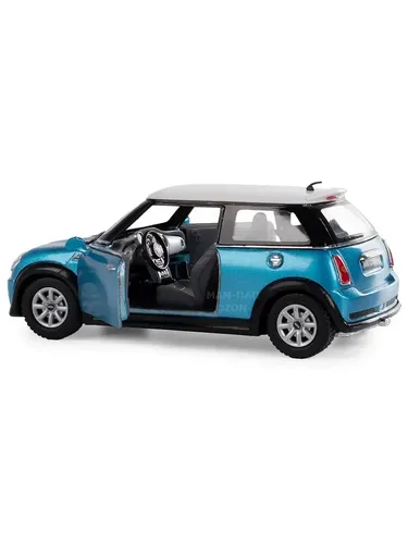 Машинка игрушка Mini Cooper, Синий, фото