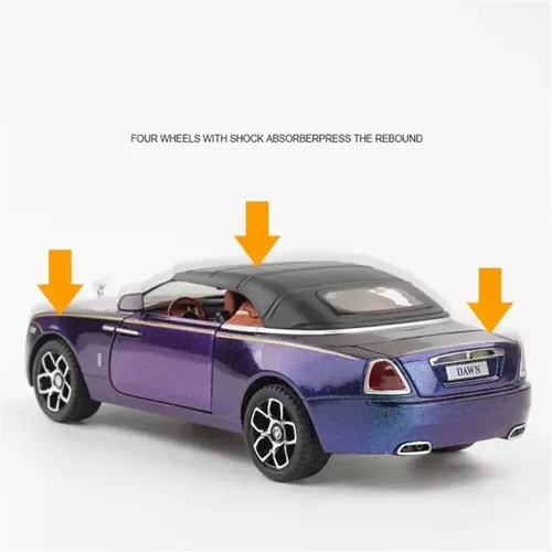 Машинка игрушка Che Zhi Rolls Royce Phantom хамелеон, Синий, фото