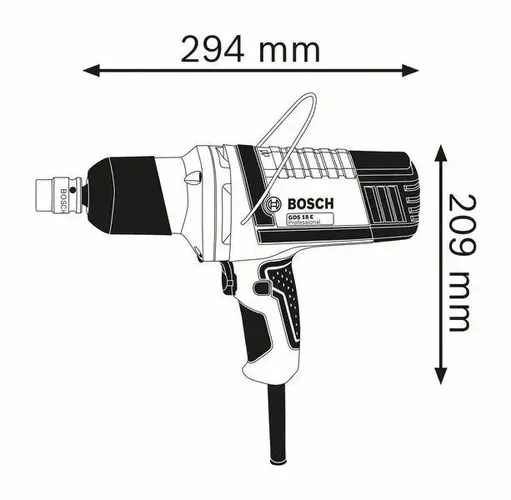 Ударный гайковерт Bosch GDS 18 E, в Узбекистане