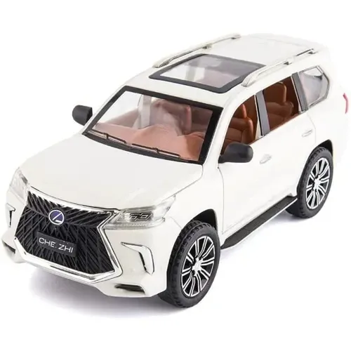 Машинка игрушка Che Zhi Lexus LX570, Белый