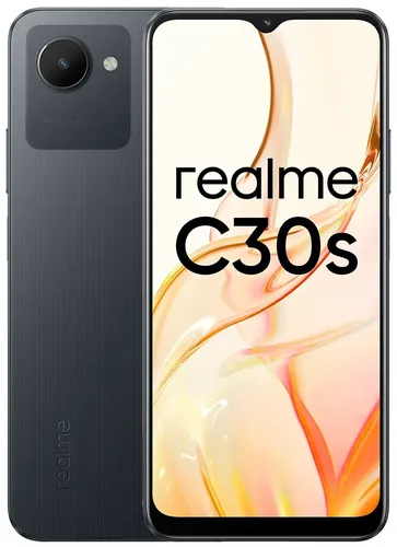 Smartfon Realme C30s, qora, 3/64 GB