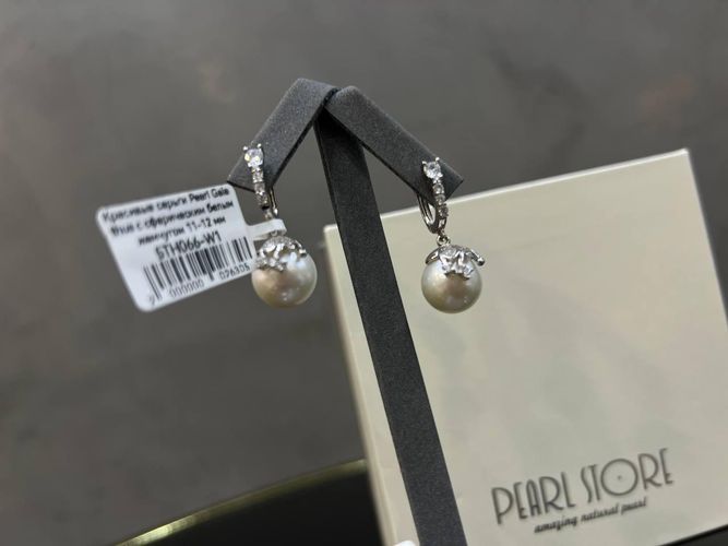 Chiroyli ziraklar Pearl Galanthus sferik oq marvaridi bilan PearlStore 5TH066-W1