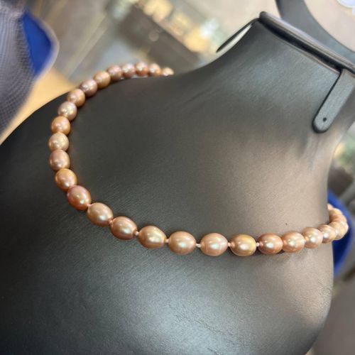 Klassik zanjir lavanda marvaridlaridan Rise PearlStore SH096-L1, купить недорого