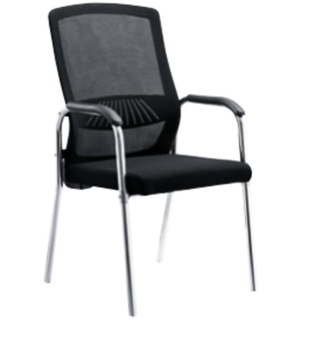 Кресло посетительское Dafna Monochrome Eco 822H, Черный