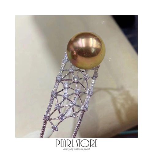 Роскошный серебряный браслет PearlStore BD0017-GL1, купить недорого