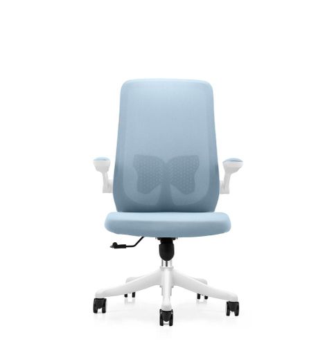 Кресло для персонала Dafna Butterfly, Белый-синий, O'zbekistonda