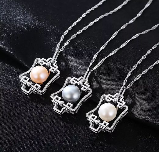 Подвеска Тайна с серебристым жемчугом PearlStore PGM0312-G1, фото