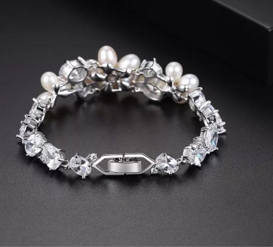 Wedding kollektsiyasidan Nobel bilaguzuk PearlStore PGM0168-W1, в Узбекистане