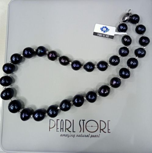 Katta qora marvaridli Black Queen zanjiri PearlStore SH082-B1, в Узбекистане