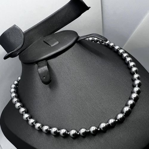 Колье из серебристых Shell Pearl PearlStore SH0110-G1