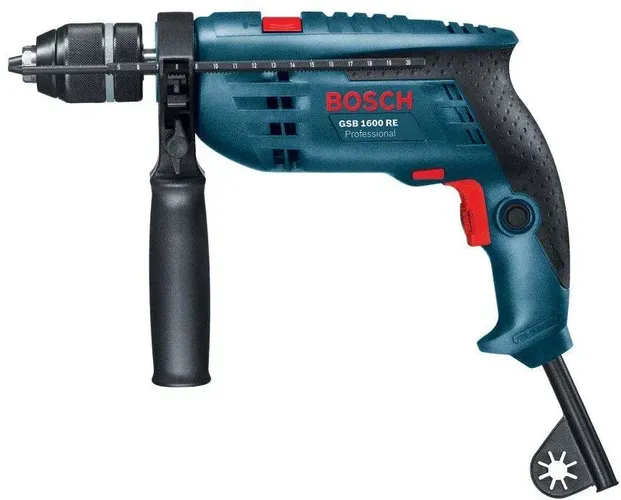 Дрель ударная сетевая Bosch GSB 1600 RE