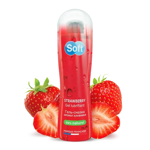 Imtim gel-moylash vositasi Soft Strawberry, 60 ml