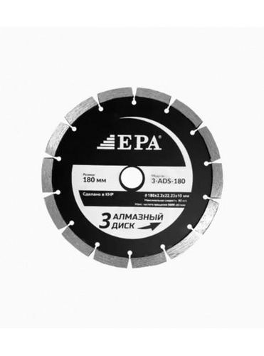 Olmosli disk EPA quruq kesish uchun 3ADS-180-22.2