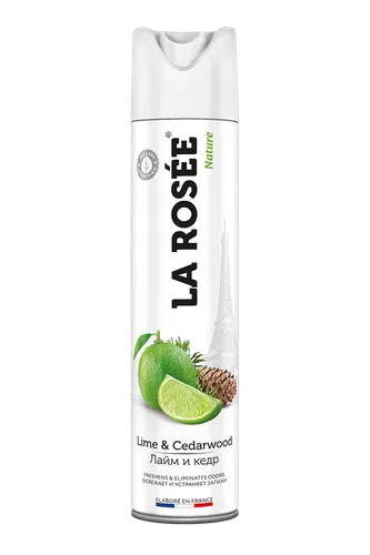 Освежитель воздуха La Rosee Lime & Cedarwood, 300 мл