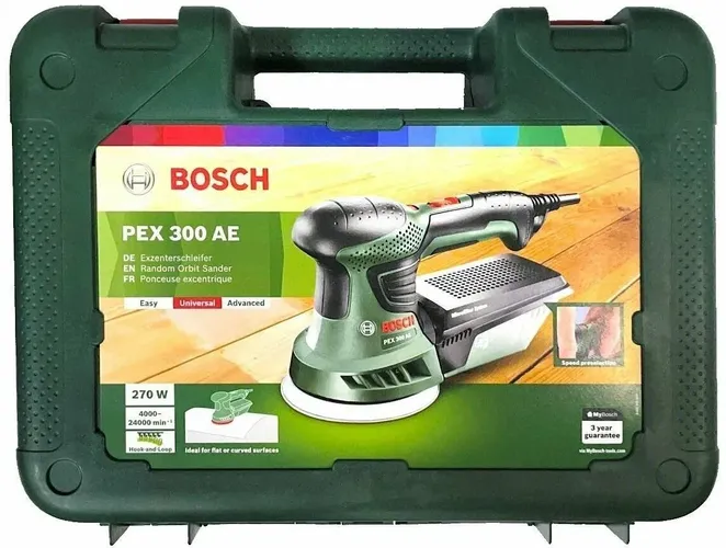Эксцентриковая шлифмашина Bosch PEX 300 AE, купить недорого