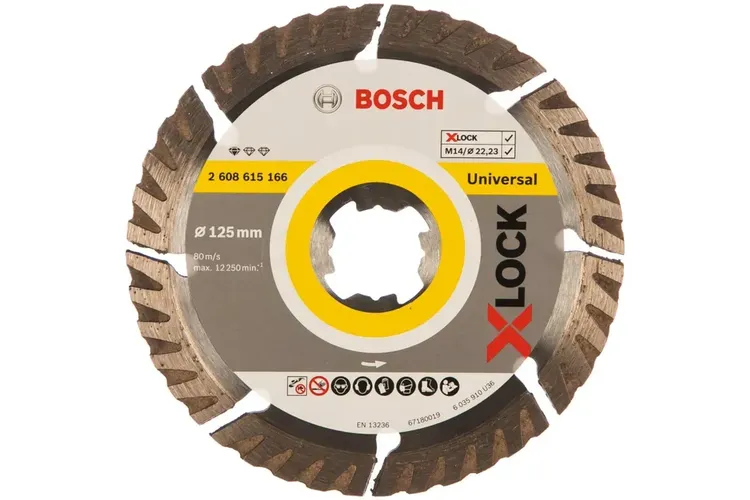 Алмазный диск Bosch Universal, 125 мм