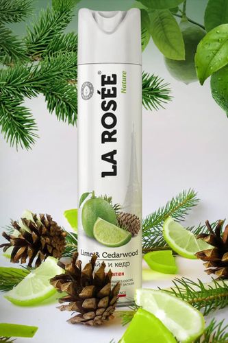 Освежитель воздуха La Rosee Lime & Cedarwood, 300 мл, купить недорого