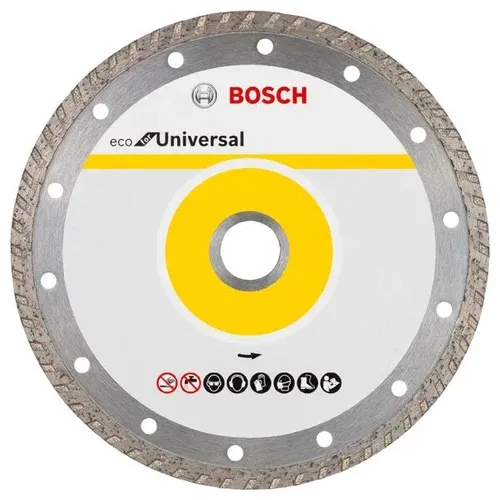 Алмазный диск Bosch отрезной ECO Universal Turbo, 125 мм, фото