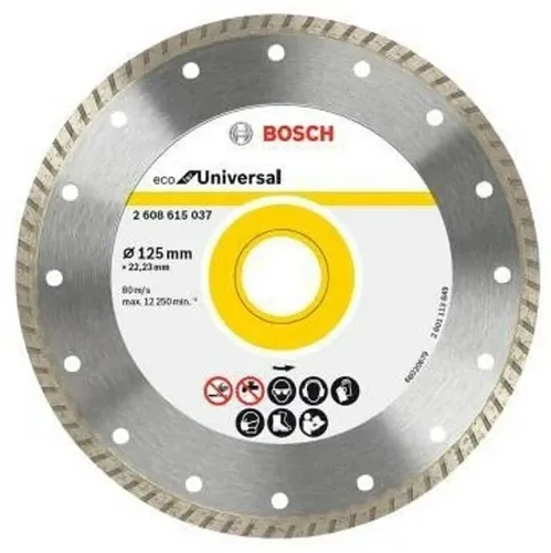 Алмазный диск Bosch отрезной ECO Universal Turbo, 125 мм, arzon