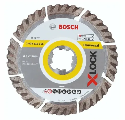 Olmosli disk EPA kesikli X-LOCK Standard for Universal