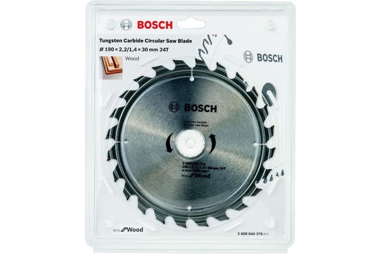 Диск циркулярный Bosch 190x30 Eco, 24 T, в Узбекистане