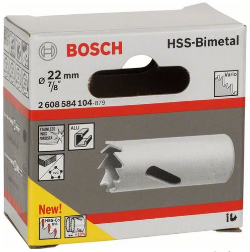 Коронка Bosch HSS-Bimetall, 22 мм, купить недорого