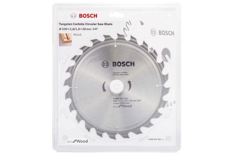 Диск пильный по дереву Bosch ECO WO 230x30, 24 T, купить недорого