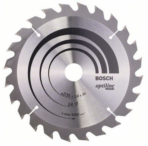 Arrali disk Bosch 235x30 - 24 T, 2.8 mm