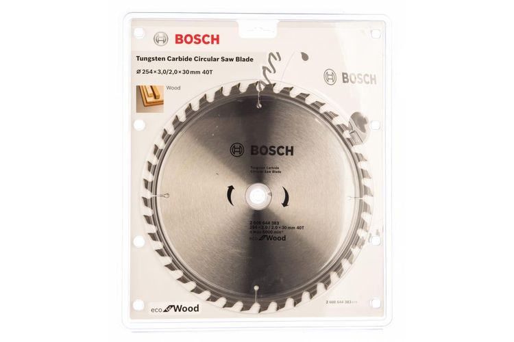 Пильный диск Bosch 254x30 - 40 Т, 3.0/2.2 мм, купить недорого