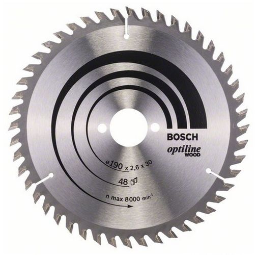 Arrali disk Bosch 190x30 - 48 T, 2.6 mm