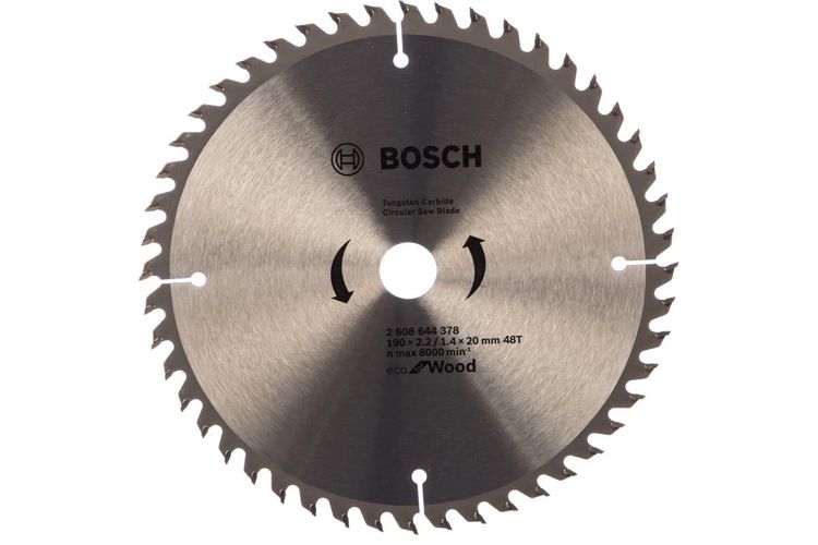 Пильный диск Bosch 190x20 - 48 Т, 2.2/1.4 мм