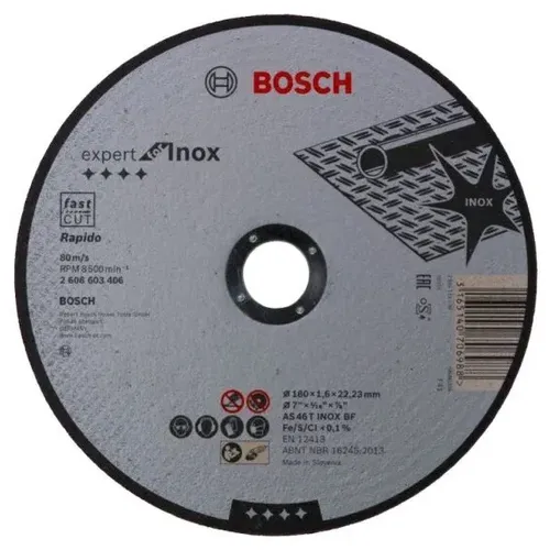 Отрезной круг Bosch Expert for Inoх, 180 х 1.6, купить недорого