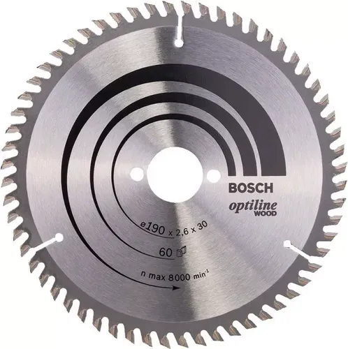 Arrali disk Bosch 190x30 - 60 T, 2.6 mm