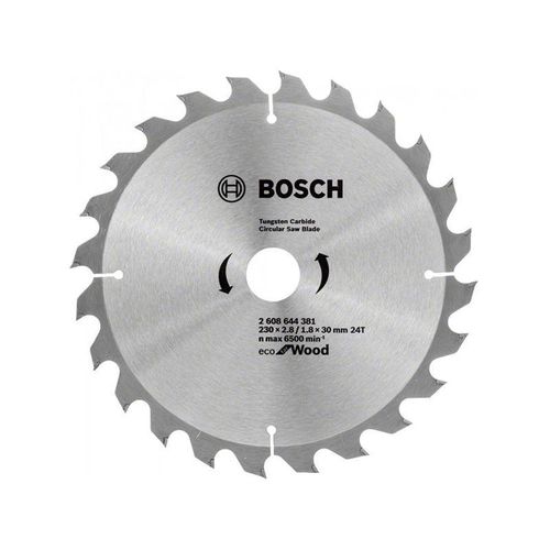 Диск циркулярный Bosch 230x30 Eco, 24 T