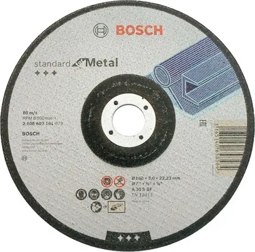 Круг отрезной Bosch Standard, 180х3х22.23