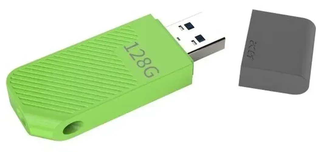 Флешка Acer Usb UP200 128 GB, Черно-зеленый, 12000000 UZS