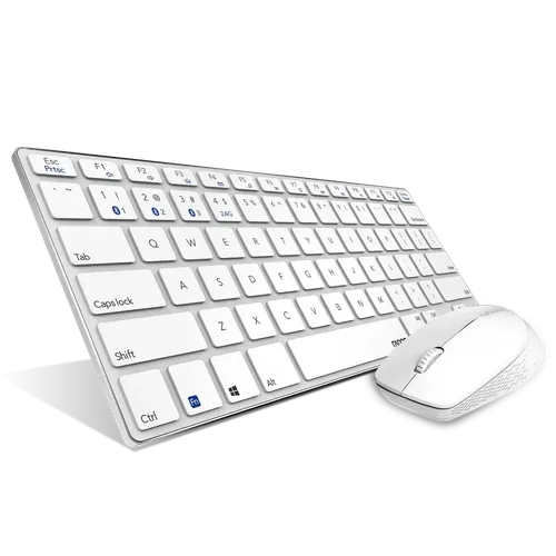 Комплект (мышь + клавиатура) Rapoo 9000M, Белый, купить недорого