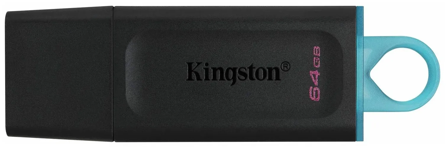 Fleshka Kingston DTX 64 GB, Qora-ko`k, 6400000 UZS