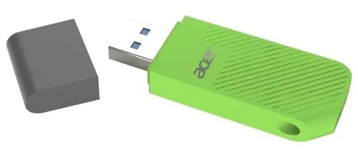 Флешка Acer Usb UP200 128 GB, Черно-зеленый, фото