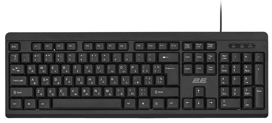 Комплект (мышь + клавиатура) 2E MK401, Черный, купить недорого