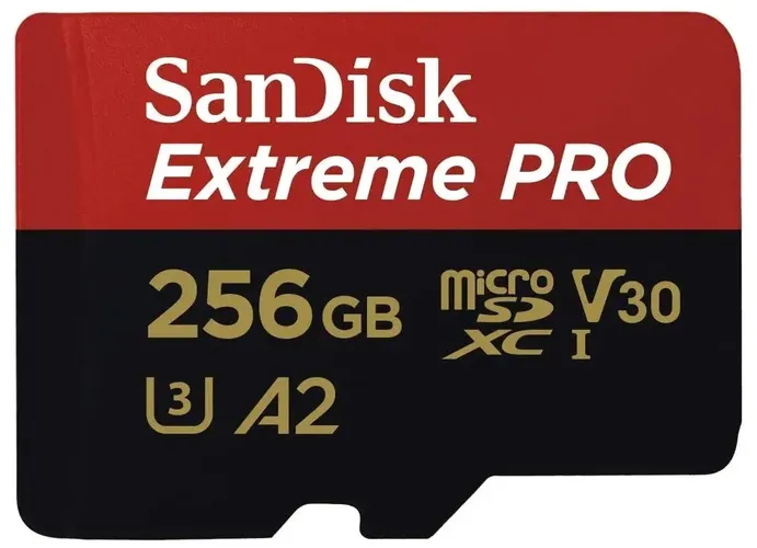 Флешка SanDisk Extreme Pro 256 GB, Черно-красный