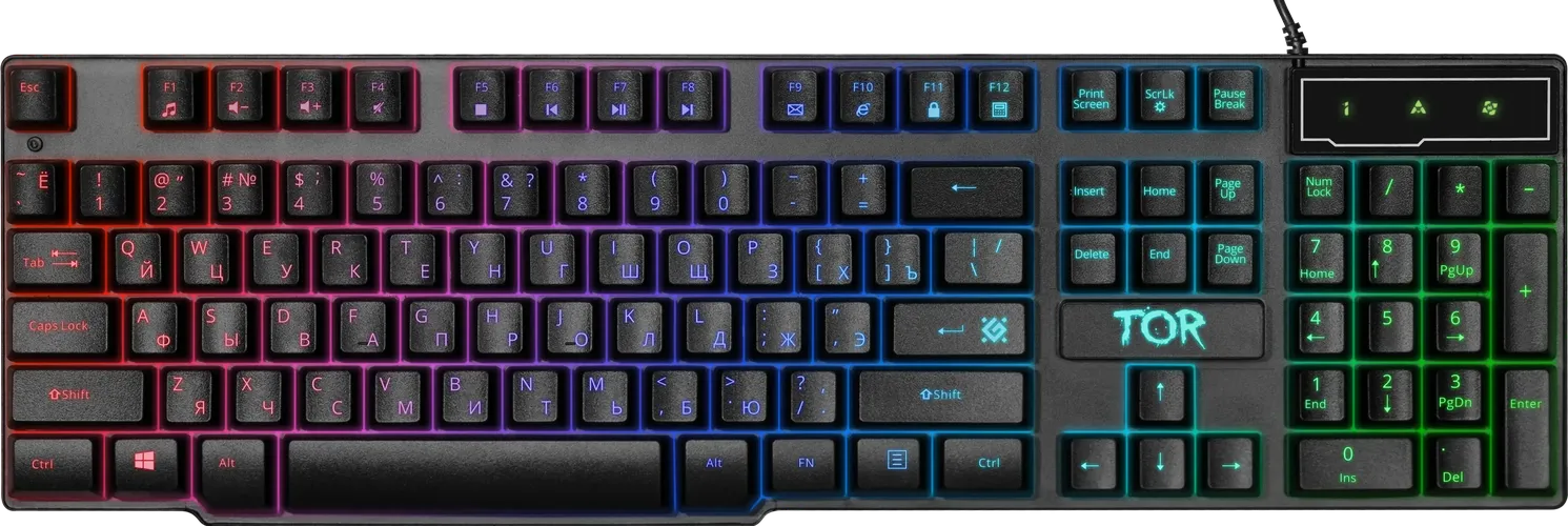 Игровой набор (мышь+клавиатура+ковер+наушники+колонки) DEFENDER TOR MHP-127, Черный, фото № 4