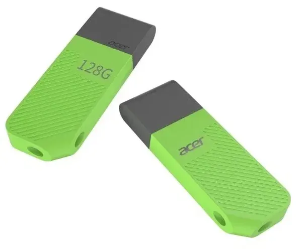 Флешка Acer Usb UP200 128 GB, Черно-зеленый, sotib olish