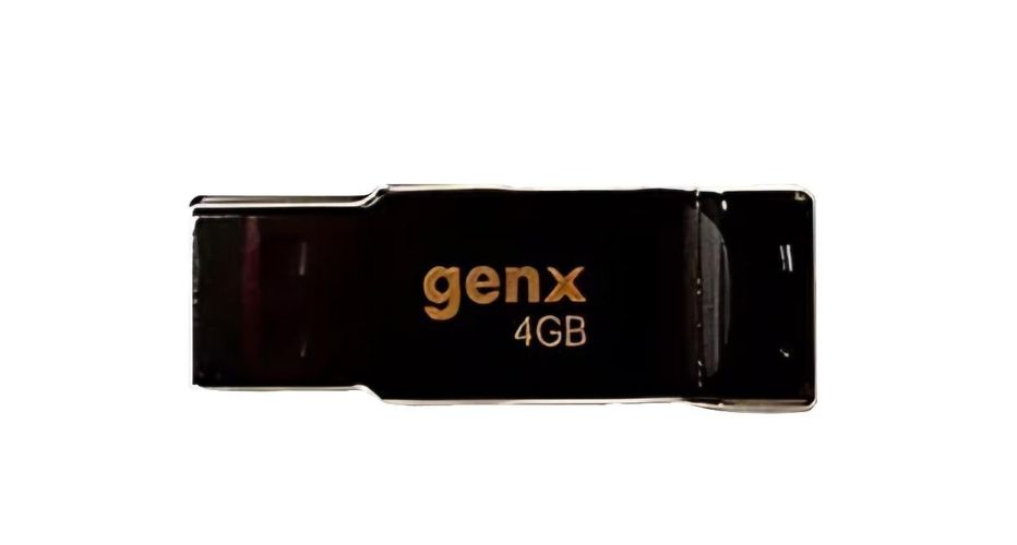 Флешка Genx Usb 4 GB 2.0, Черный