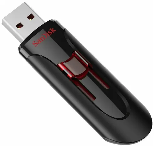 Fleshka SanDisk Glade 32 GB 3.0, Qora