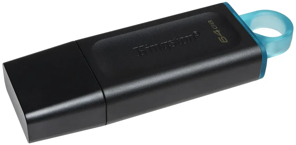 Флешка Kingston DTX 64 GB, Черно-синий, купить недорого