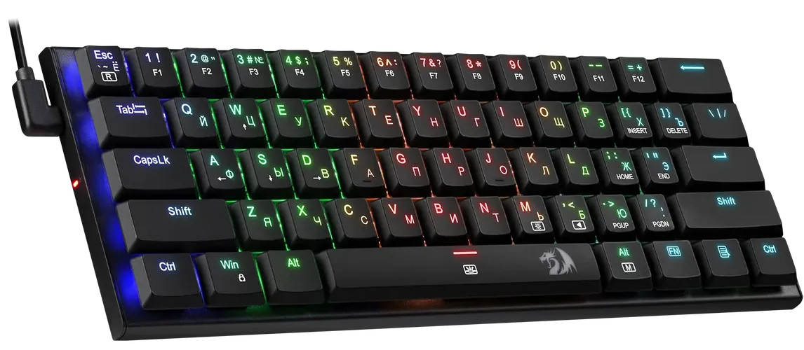 Игровая клавиатура Redragon ANIVIA, Черный, фото