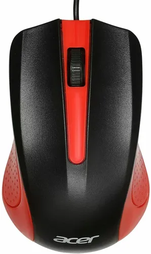 Мышь Acer OMW012, Черно-красный, фото