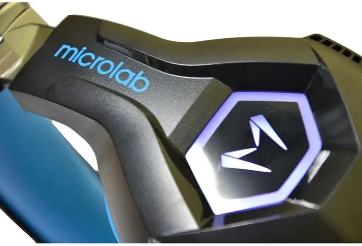 Игровые наушники MicroLab G7, Синий, купить недорого