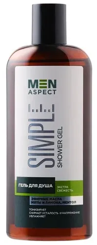 Гель для душа Modum Men Aspect Simple экстра свежесть, 250 мл